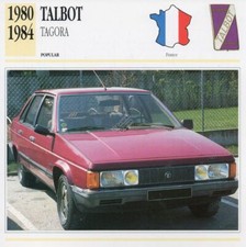 1980-1984 TALBOT TAGORA