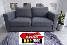 RRP:£599 IKEA VIMLE TWO SEATER GUNNRED GREY FABRIC SOFA LONDON DELIVERY (DFS)