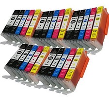 25 Ink Cartridges 5 full Sets for Canon Pixma IX6850 MG5650 MG6650 MG7550 MX925