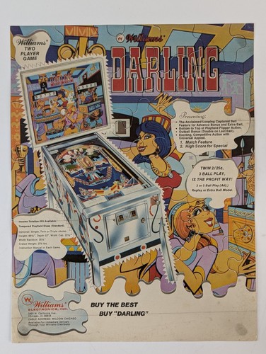 Williams darling pinball - darling,