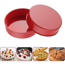 2pcs 6+8 inch Silicone Cake Baking Trays Pans Round Sponge Moulds Tins Non-stick