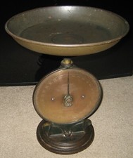 Edwardian Cast Iron & Brass Salter Family Scales No.50 – Vintage Kitchenalia