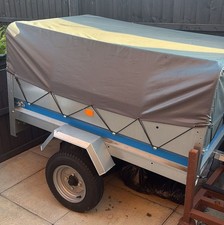Maypole SY150 trailer with high side mesh extension kit and PVC cover
