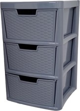 Plastic Storage Drawers Unit
