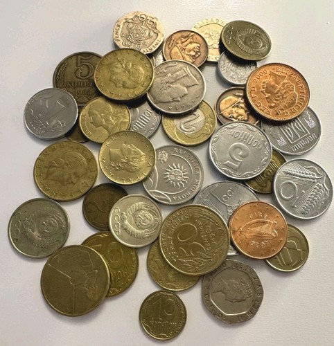 Random world coins mixed - 10,