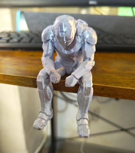 Armoured superhero silver - armoured,