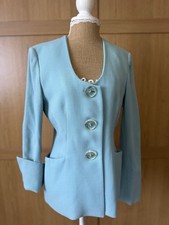 Christian Dior Light Blue Wool