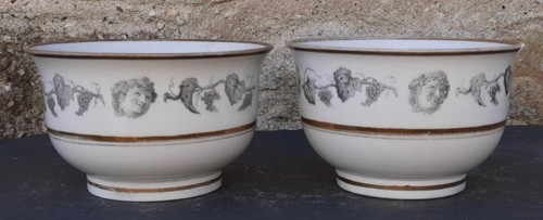 Two rare georgian worcester - rare,