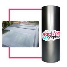 Silver 200x1400mm Universal Car Sun Strip Banner Wrap Visor