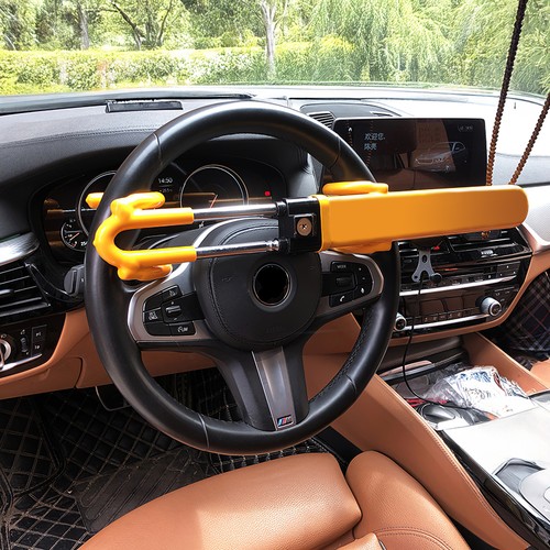 Car steering wheel - lock, heavy