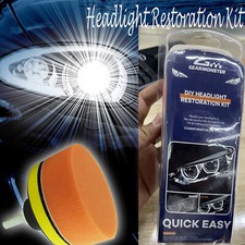 Headlight Restoration Kit and Lens Sealer Restore Plastic Headlamps Repair set