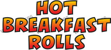 Catering trailer sticker hot - catering,