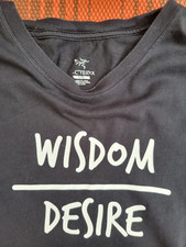 Arc’teryx  ' Acumen SS Black T-Shirt '  Premium Outdoors Hiking Men's Large RARE