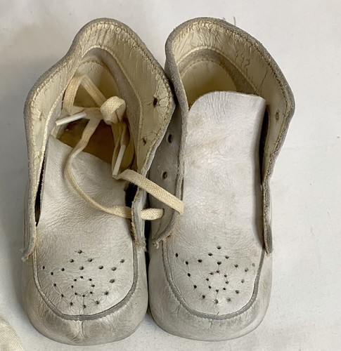 Vintage white leather hard - vintage,