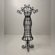 Black Metal Wire Dress Form