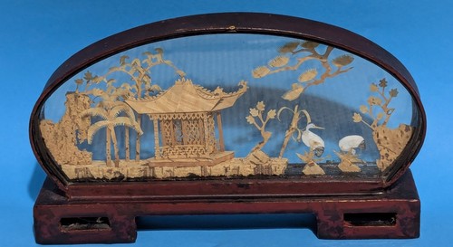 Vintage framed art - art, chinese