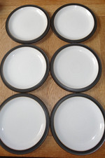 6 x DENBY JET BLACK MEDIUM