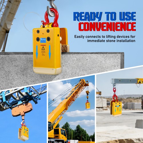 Stone slab lifting - 0.4"-2",