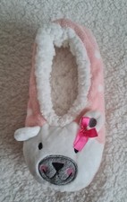 Adult Cute Plush Animal Snuggle Slippers Size 3/4**  Brand New With Tag No Label