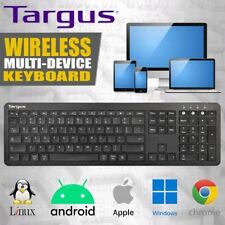 Targus Multi-Device Bluetooth Full Size UK Keyboard for PC/Tablet/Phone/Laptop
