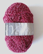 Fiesta Velluto Double Knitting Wool Burgundy Red with White fleck 450 gms