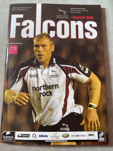 Newcastle falcons team signed - newcastle,