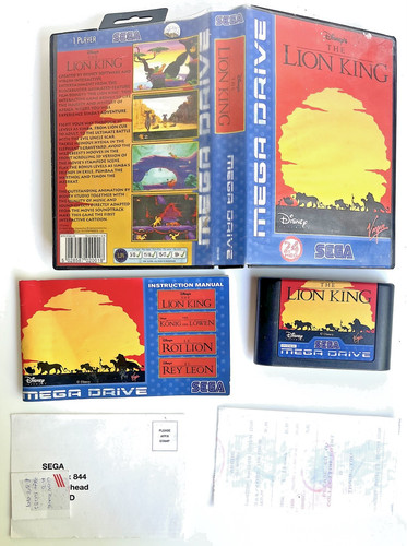 The lion king sega mega - king,