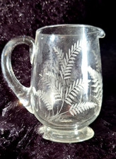 ANTIQUE VICTORIAN GLASS WHISKY