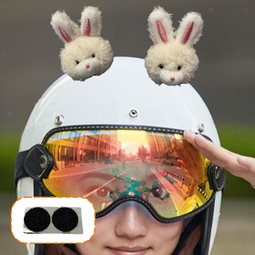 Adorable plush animals helmet - plush,