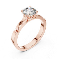 Petite Twist Ring Created 1.00