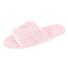 Ladies Mule Slippers Fluffy