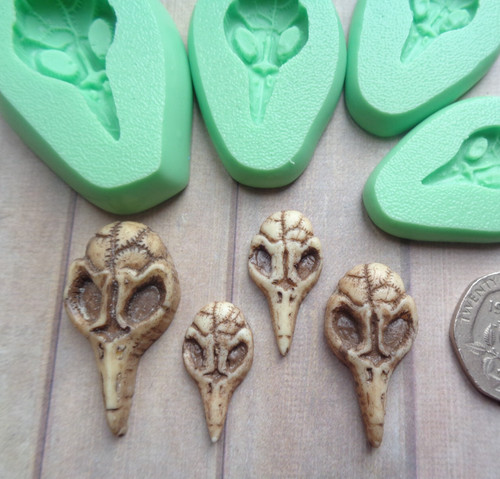 Mini craft mould raven - 1x,