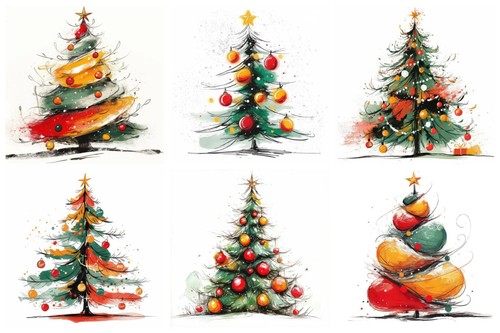 Abstract christmas - an,