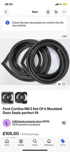 Ford cortina mk3 door kit - ford, 4