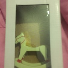 Wooden Doll House Rocking Horse - Boxed