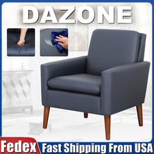 Modern Faux Leather Accent