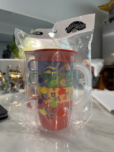 Teletubbies plastic cup - teletubbies,