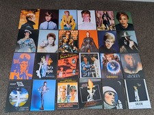 David Bowie set of 24 post cards superb condition A+ postcards