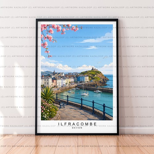 Ilfracombe devon unframed - devon,