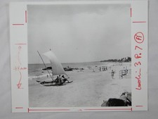 Sri Lanka Mount Lavinia Beach Colombo Oruwa Outrigger Canoe 1980s Press Photo