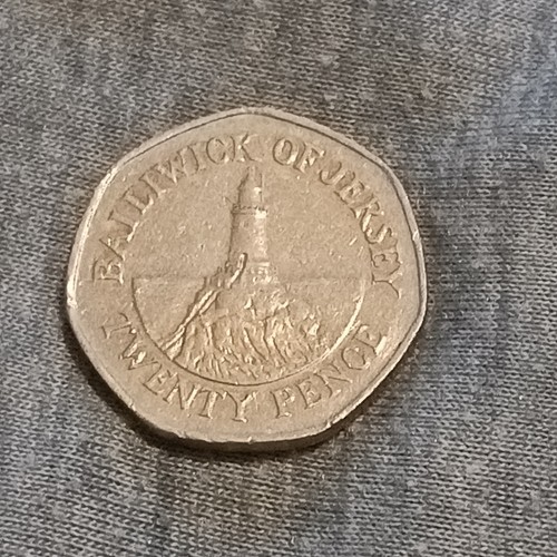 20p coin 2012 bailiwick - , of