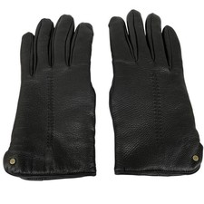 Mulberry Black Leather Gloves