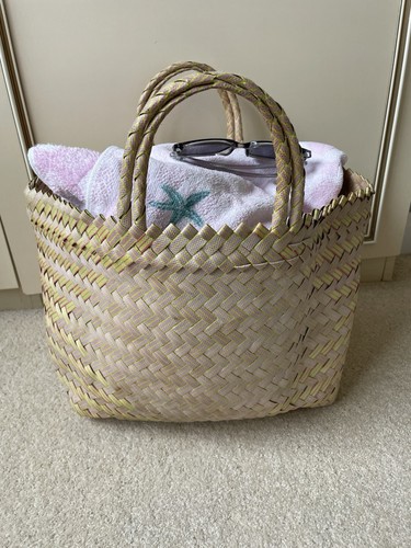 Woven rattan beach - woven,