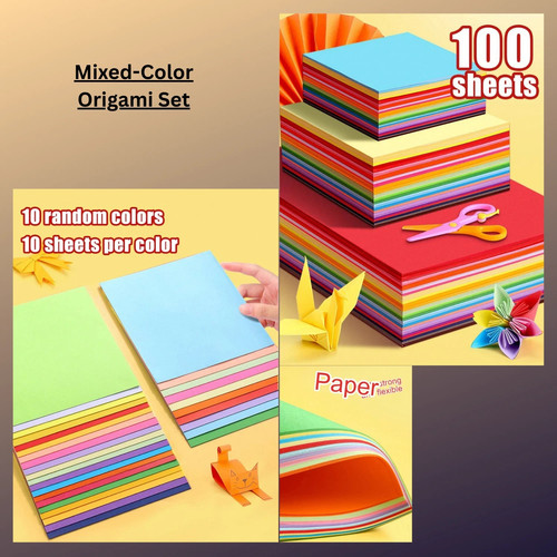 Colorful origami paper - origami,