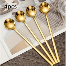 4pcs Long Handle Coffee Spoon