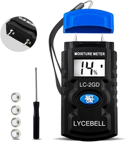 Wood moisture meter digital - wood,