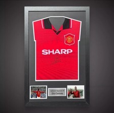 Eric Cantona, Signed And Framed Manchester United Shirt With Coa £349