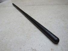 Black leather and wooden - black,