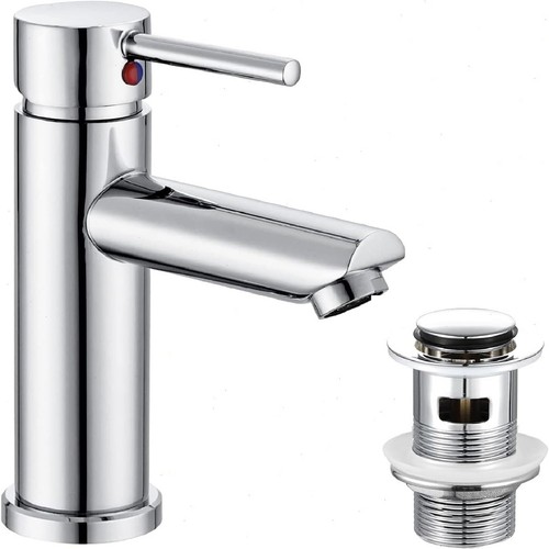 Chrome basin mixer - basin,
