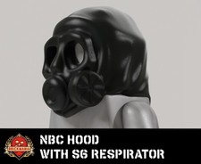 Brickmania SAS NBC Hood and Gas Mask- 3D Printed 